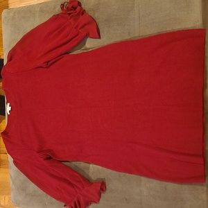 NY& Co. Red Knitted Dress
